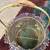 Yellow metal basket with butterflies 5 thumbnail