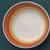 Large Vintage Tangerine Imperial W Dalton Serving Bowl Stoneware 1 thumbnail