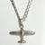 VTG TAXCO Sterling Silver Airplane Pendant Sterling 17 1/2" Necklace 2 thumbnail