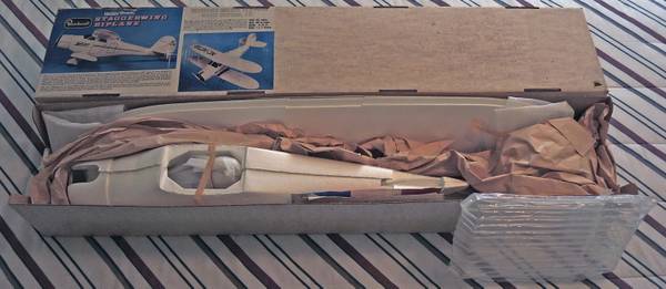 Hobby Shack Beechcraft Staggerwing Biplane Foam Model Airplane Kit 1