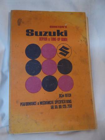 Chilton's Suzuki Repair & tune-up Guide 50.55.80.125.250 1