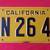 Authentic 1940 Pair of California Car License Plates Original 3 thumbnail