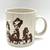 1979 TAYLOR & NG Naughty Penguins Brown and Cream MUG CUP 3 thumbnail