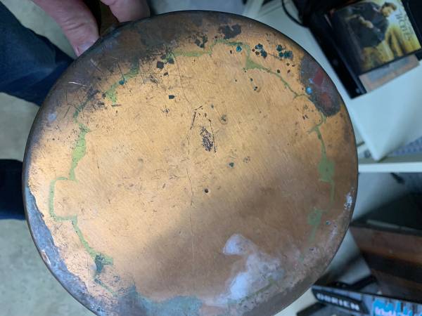 Antique Copper Pot H&H MCO 45 Wooster 1