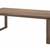 Brown Stained Oak Veneer Dining Table 3 thumbnail