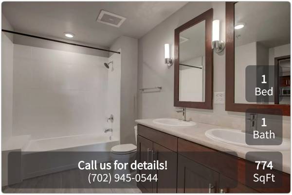 $1,495 / 1br - 774ft2 - Beautiful views from your new 1 Bed, 1 Bath! 774 Sq Ft! (Las Vegas)63859498082561120