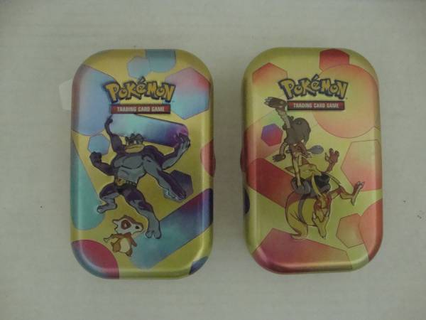 (2) - Pokemon - Metal Tins Game Cards 1