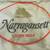 RARE Vintage Large Narragansett Lager Beer Heavy Vinyl Draw String Bag 2 thumbnail
