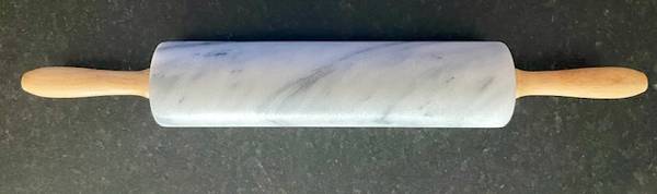 High quality marble rolling pin with wooden handles 1