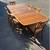 Circa 1962 Drexel meridian MCM dining set table 2 leaves and 6 chairs 1 thumbnail