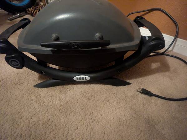 Weber electric portable bbq grill 1