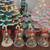 Vintage 4 Cloche Bell Christmas Ornaments 1960's 9 thumbnail