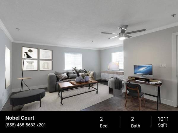 $3,467 / 2br - 1011ft2 - Mascotas bienvenidas para un de 2 habitaciones/2 baños con patio privado, nuevas renovaciones (La Jolla Village)63865931425409120