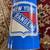 New York Rangers ice hockey team vintage metal tin trash can, used 2 thumbnail