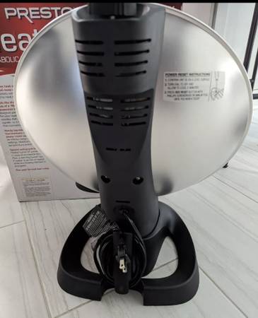 Presto Heat Dish Parabolic Electric Heater 120v1000 Watts - $40 (San Jose)63471479919489121