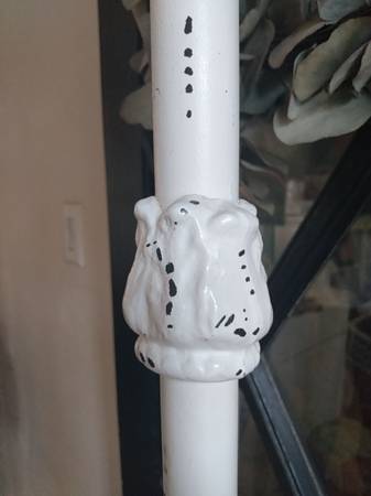 Vtg Perchero de hierro fundido con barra en T para ropa, árbol de recibidor, exhibición de tienda - $295 (Vista)63471474354433124