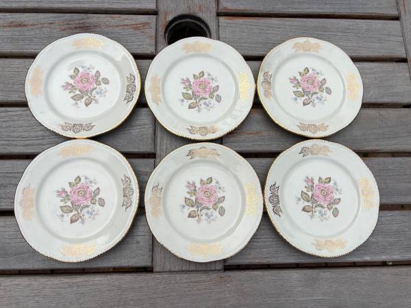 Queen Esther Bread and Butter Plates 1