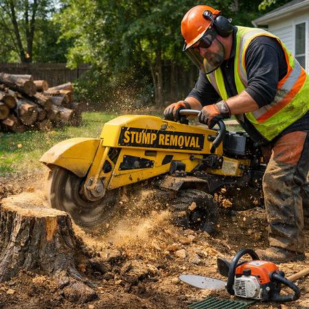 TREE SERVICES JUNK REMOVAL STUMP GRIND SERVICES 1