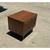 Broyhill Sculptra Brutalist Mid-Century Walnut Commode Nightstand 4 thumbnail
