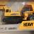 New! RC Heavy Construction Set - Remote Control Dump Truck & Excavator 2 thumbnail