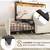 Upholstered Twin LED Bed Frame with 2 Storage 5 thumbnail