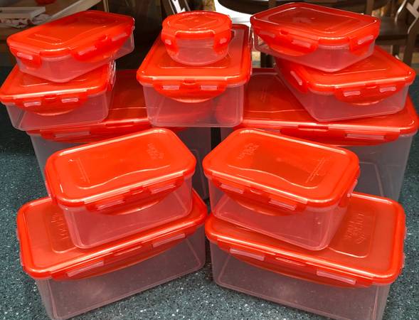 Lock & Lock 12 Piece Tupperware Set…. 1