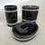 Bebe 3 Pc Bathroom Set Black Ceramic + Rhinestone Soap Dish/Tumbler .. 1 thumbnail