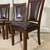 Gorgeous Standard Height Dining Chairs (4) EXTRA SEATING FOR THE HOLID 5 thumbnail