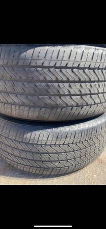 22" 6-lug rims with 275/50R22 Bridgestone tires, good tread 👍 ~ Chevy ~ - $65063471028113667123
