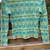 Vintage talbots zip up floral cardigan 3 thumbnail