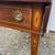 Vintage antique mahogany drop leaf side table by Wellington Hall 4 thumbnail