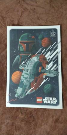 Lego Star Wars 20th Anniversary Promotional Boba Fett slave 1 Posters 1