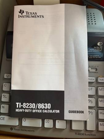 TI 8230 Calculator - $15 (Monclova)62926966266241121