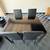 Black Dining Table Set – 4 Chairs – 5 Piece Set 1 thumbnail