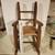 Wood doll rocking chair woven wicker  light finish seat " 7 thumbnail