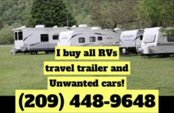 We buy all RVs and trailers cash 1