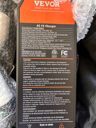 VEVOR - AC EV charging adapter and TSL to J1772 adapter 1