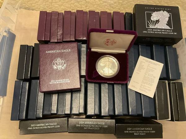 Proof Eagle Sets - 1986 to 2025 1
