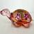 Lenox Exclusive FENTON TURTLE Pink Iridescent w/ Violets  MINT 1 thumbnail