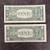 Pair 1957 & 1957-A $1 Silver Certificates -- NEAR UNCIRCULATED NOTES! 2 thumbnail