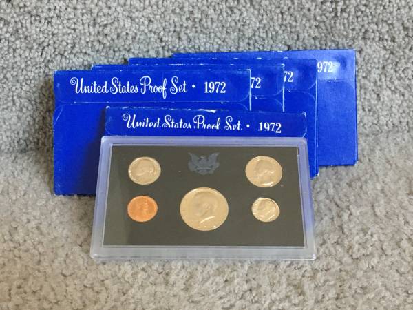 1972 U.S. Mint Proof Set  $10 EACH 1
