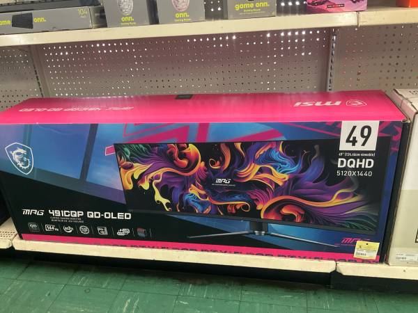 MSI 49” Curved Gaming Monitor 1