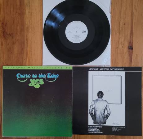 Yes- Close to the Edge LP Mobile Fidelity Sound Lab 1