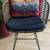 Rattan Accent Chair, Woven Wicker Armchair with Seat Cushion 1 thumbnail