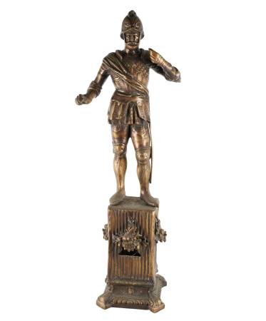 Large Gilt Metal Spanish Soldier 1