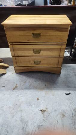 Solid wood Nightstand 1