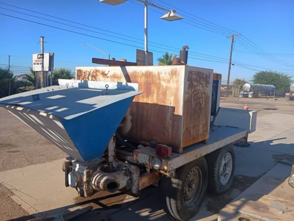 Concrete transfer cement Pump 4” Trailer mounted Ford IND Diesel power 1