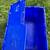 Large Blue Plastic Tote with Closable Lid (3 AVAILABLE) 4 thumbnail