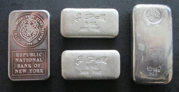 Vintage Silver Bars 1