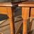 Vintage Wood Wicker Two Piece End Table Set Side Tables Night Stands 7 thumbnail